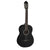Guitarra Clásica CORT de Pino Negra Mate con Funda Modelo: AC10 BKS