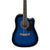 Guitarra Electroacústica IBANEZ Azul Modelo: PF15ECE-TBS