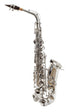Saxofón Alto Niquelado Silvertone Modelo: SLSX010