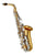 Saxofón Alto Estándar Llaves Niqueladas YAMAHA Modelo: YAS26